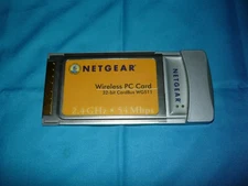 Netgear WG511 Wireless 32-bit CardBus PC Card 54Mbps 2.4GHz Used Tested