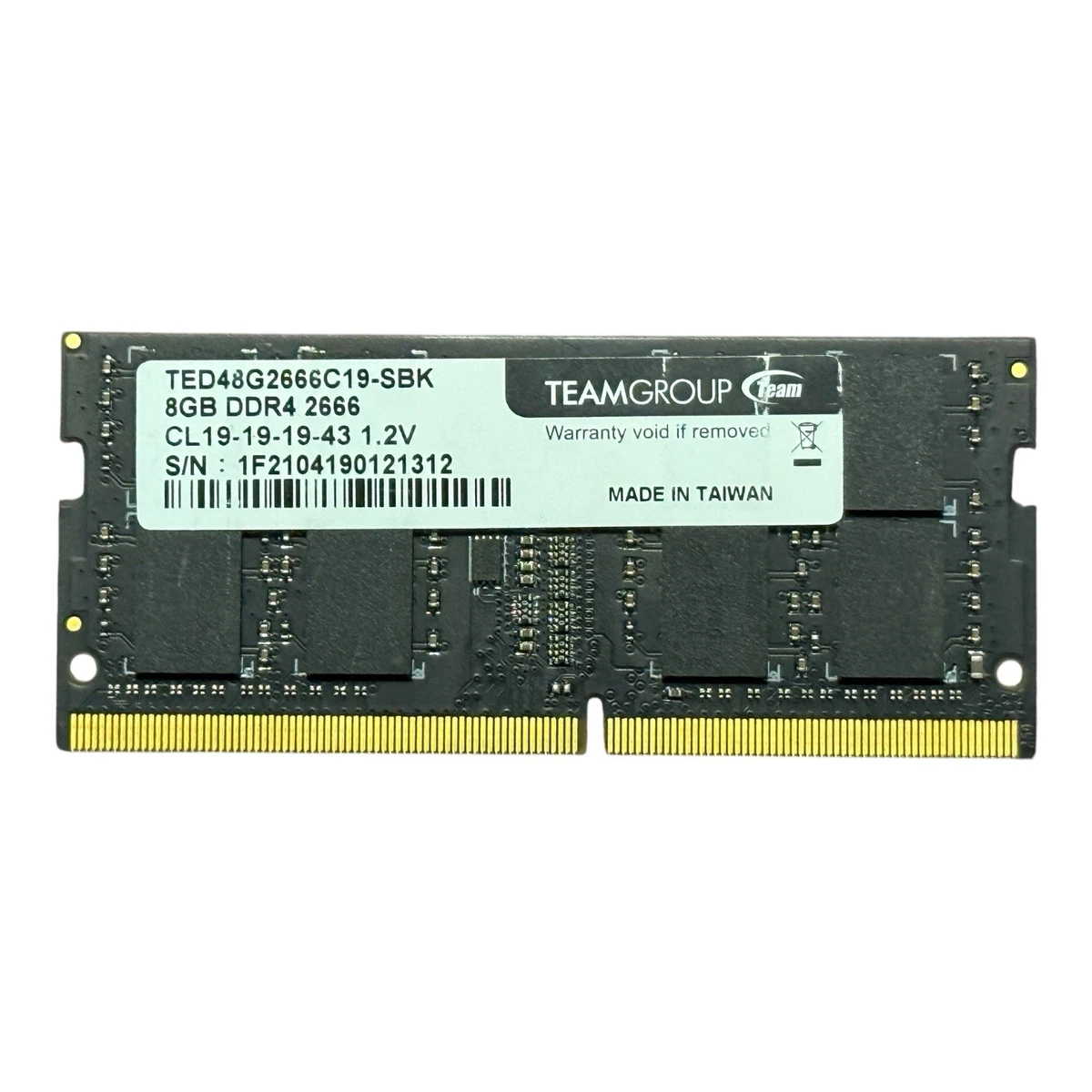 Team Group DDR4 SDRAM 8 GB Total Capacity Memory (RAM) for sale | eBay