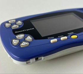Bandai WonderSwan Swan Crystal Blue Violet Console System Excellent Condition JP