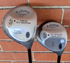 Callaway Great Big Bertha War Bird 11° Driver, 3- Wood Set RH Regular 