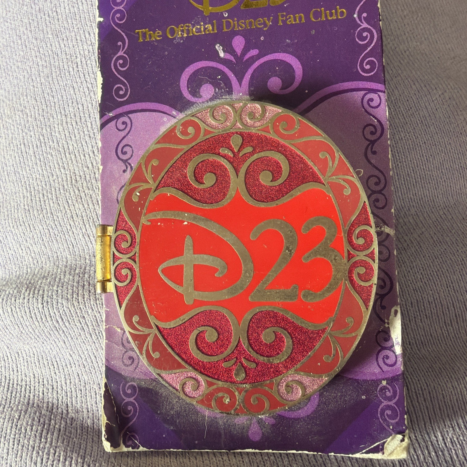 Disney D23 EXPO 2015 Exclusive Hinged GOLD WALT Disney & MICKEY pin NEW