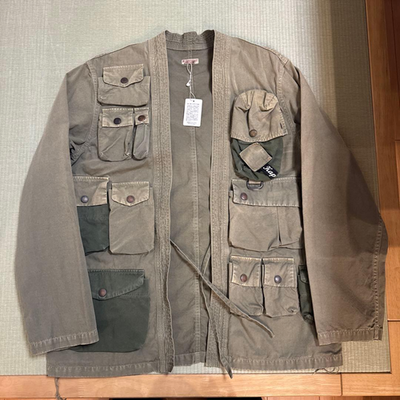 KAPITAL Ripstop Fishing Kimono Jacket Noragi Men