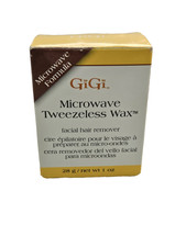 GiGi Microwave TweezeLess Wax Facial Hair Remover 1 oz / 28g