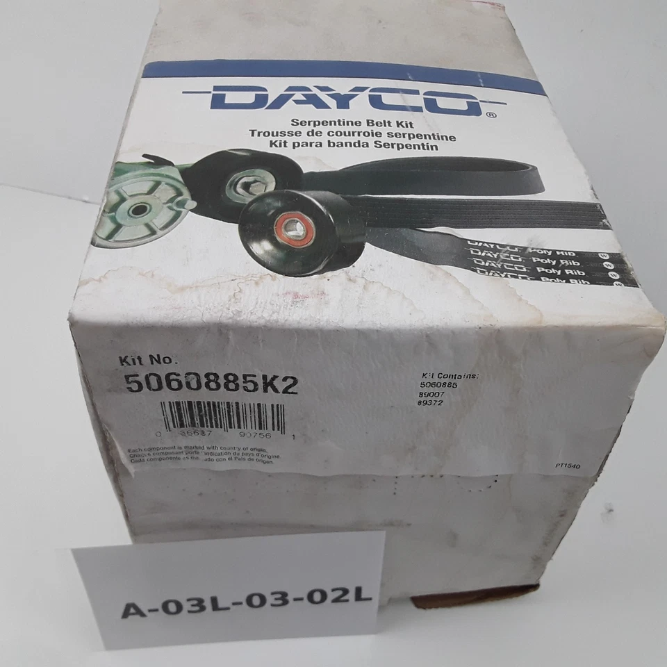 Kit de transmisión por correa Serpentine para Mercury Milan Ford Fusion Mazda 6 (2003 2004-2009) Foto 4 de 4