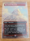 MTG The Lonely Mountain (Borderless) 0207 The Hobbit M/NM Free UK P&P