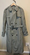 Mens Defense Logistics Agency Valor Collection 42 Long All Weather Trench Coat