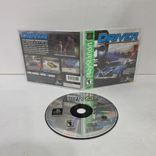 Driver - Sony PlayStation 1 PS1 - CIB Mint Disc Tested Free Shipping