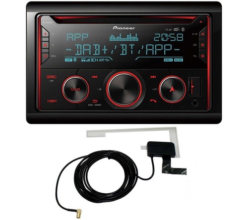 Pioneer 2DIN MP3 DAB USB CD Bluetooth Autoradio für Fiat Doblo ab 10 Opel Combo - Bild 2 von 8