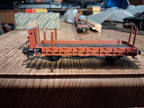 Trix Express H0 3436 Rungenwagen mit Bremserhaus | Condition: Gebraucht