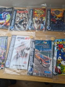 Sega Saturn PAL Manuals, Resident Evil, Nights, Sonic R, Quake, Lemmings