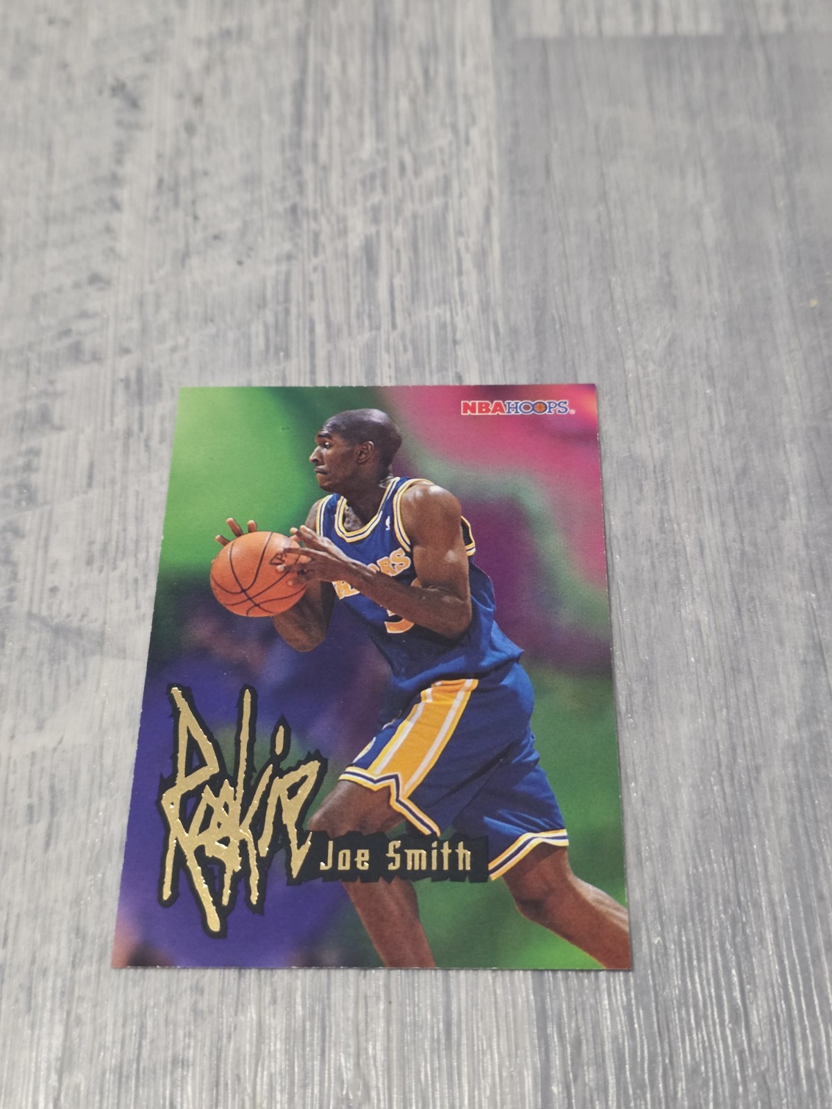 1995-96 NBA Hoops Joe Smith #264 Rookie Golden State Warriors RC - D326