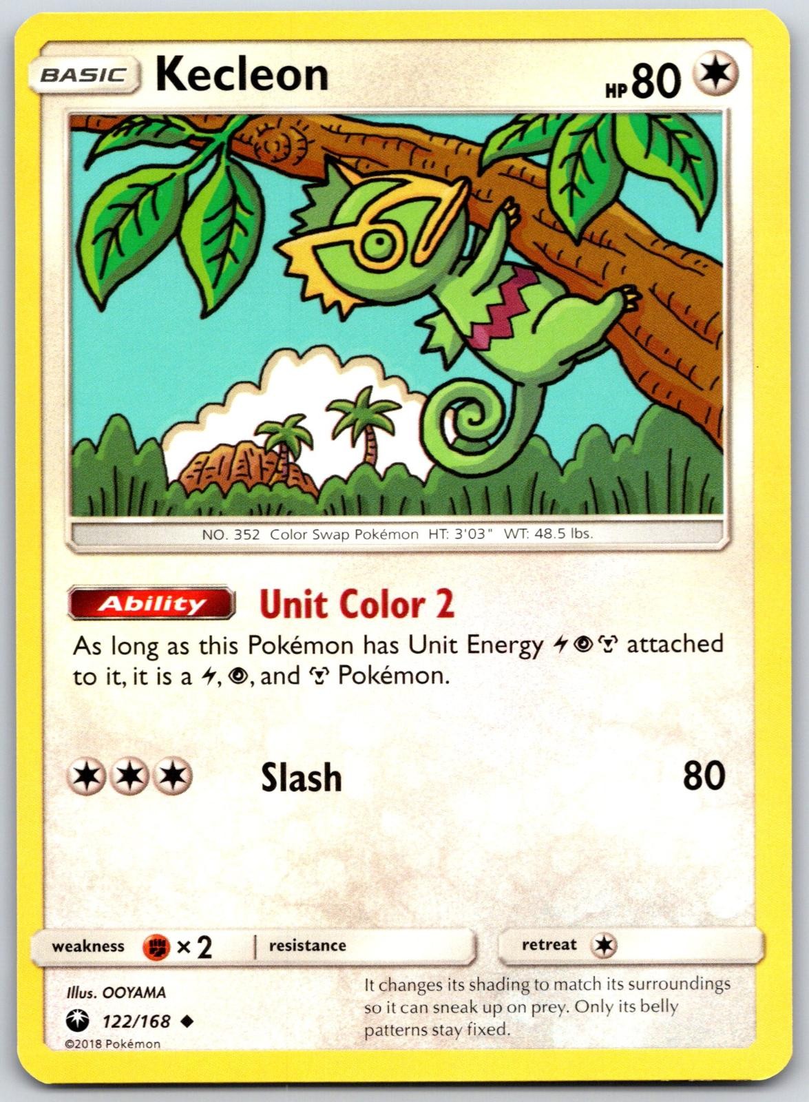 POKEMON CELESTIAL STORM KECLEON 122/168 UNCOMMON NON HOLO NM