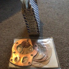 NOS BSA  C11 250cc 1939   53 engine gasket set period new old stock rigid plunge
