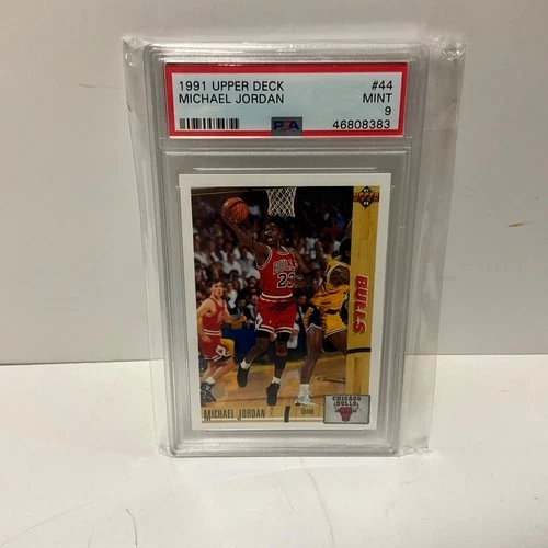 1991 UPPER DECK MICHAEL JORDAN #44 CHICAGO BULLS HOF PSA 9 MINT 46808383