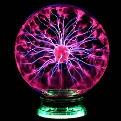 NEU Glass Magic Plasma Ball Light Große Tischleuchten Sphere Night Lamp Touch DE