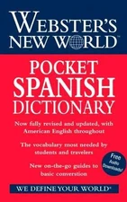 Webster's New World Pocket Spanish Dictionary - Paperback, by Harraps - Good