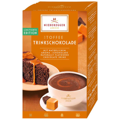 Niederegger instant hot cocoa - TOFFEE - 1 box/ 10 servings- FREE SHIPPING