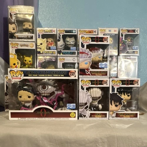 Funko Pop! Jujutsu Kaisen 0 Rika Yuta Okkotsu Satoru Gojo 4 Pop Bundle