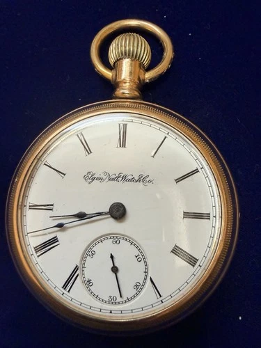 Elgin 18s OF 1893 Pocket Watch, Runs