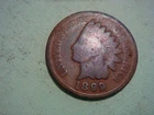 1899 Indian Head Penny IHP in Good Condition - actual coin in photo