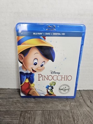 Disney Pinocchio Signature Collection Blu-ray DVD NTSC G 88 min