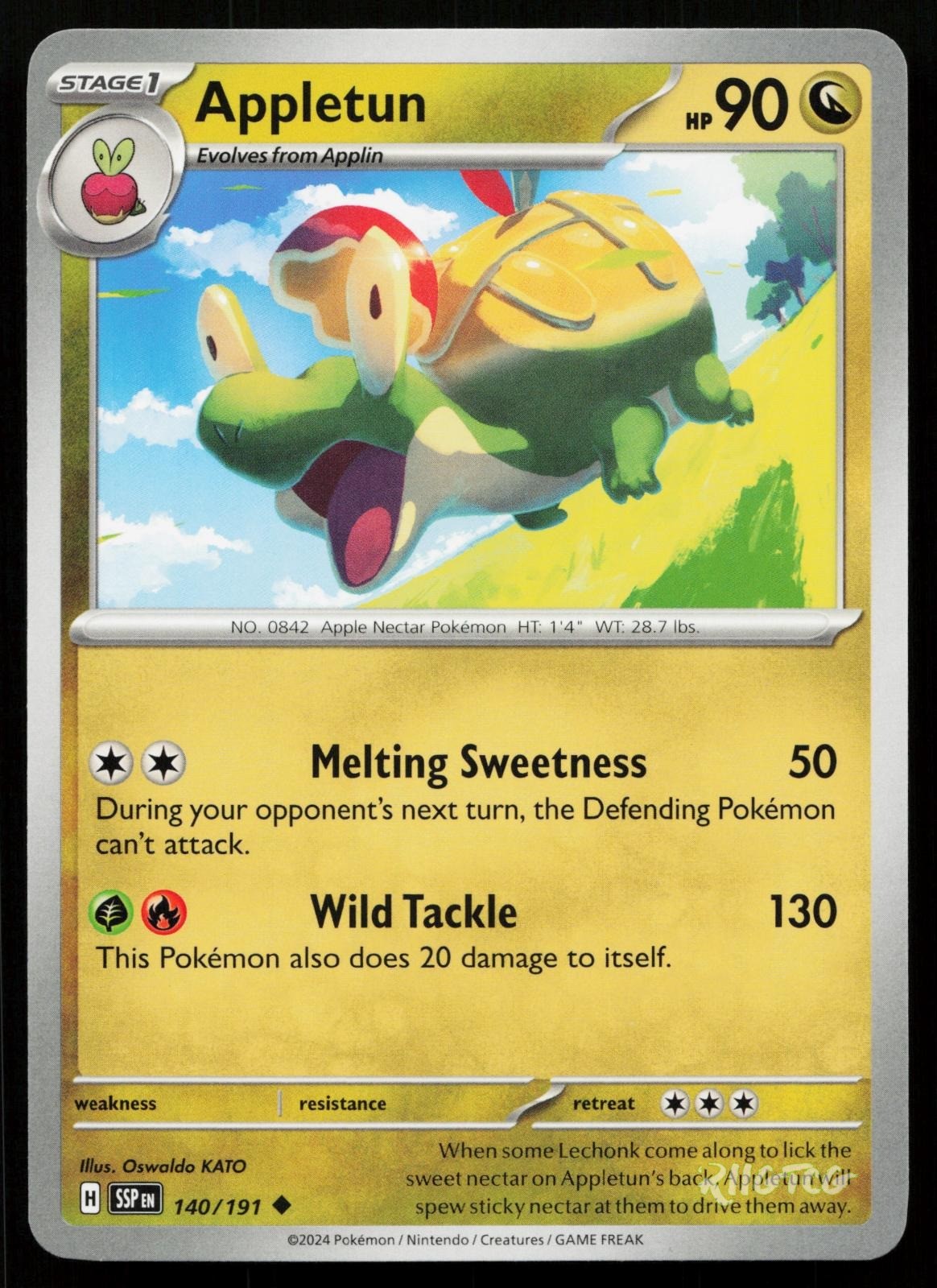 Appletun 140/191 Surging Sparks Pokemon Near Mint