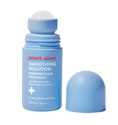 Peach Slices - Smoothing Solution Ingrown Hair Treatment (1.69 oz) - Smooth Roll