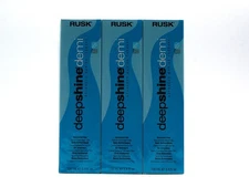 3-Pack RUSK Deepshine Demi-Permanent Hair Color 7-66RR Intense Red Blonde 3.4oz