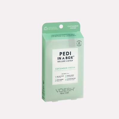 Voesh Pedi In A Box Deluxe 4 Step Pedicure Cucumber (Pack Of 50)