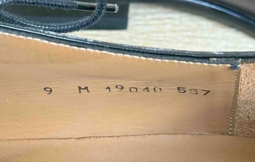 MEZLAN CUSTOM BURGUNDY OXFORDS / SHOES MEN SZ 9 MED - Foto 8 di 8
