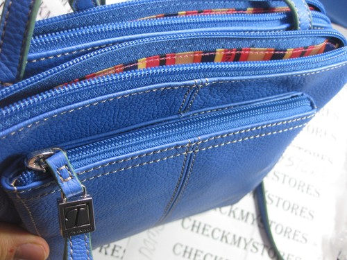 NUEVO CON ETIQUETAS $149 Bolso bandolera de cuero Tignanello FUNCCIONISTA X-BODY T12256 - Imagen 33 de 59