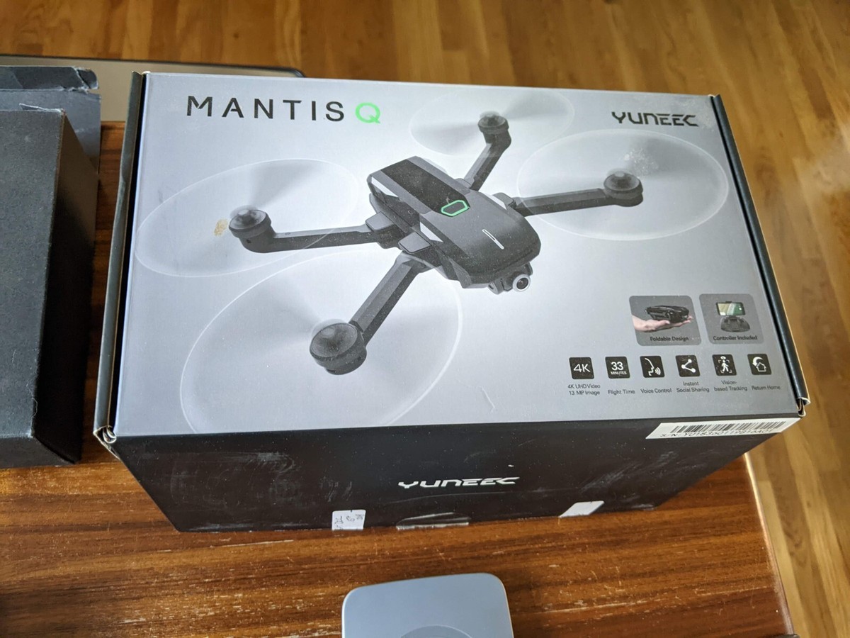 Yuneec Mantis Q 4K Foldable Drone Black PARTS ONLY READ