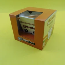 Maruchan Ramen Ceramic Noodle Bowl with Chopsticks Soup Pho Asian Dinnerware