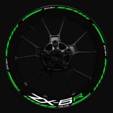 For Kawasaki ZX-6R zx6r Wheel Hub Rim Decorative Decal Reflective Sticker