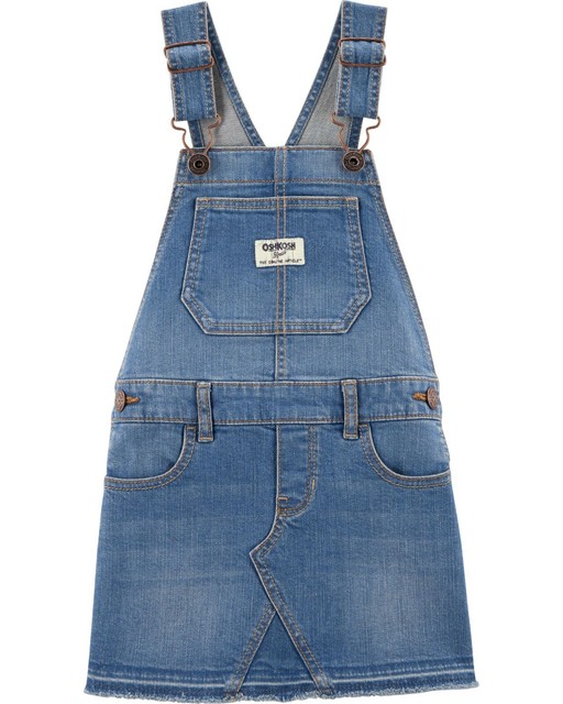 OshKosh Toddler Girl's Stretch Denim Jumper Skirt onepiece 4T eBay