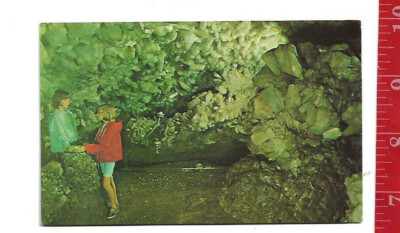 vintage post card Crystal Cave Put-in-bay Ohio