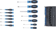 BGS 29x Schraubendreher+ Bits Schraubenzieher Satz Schlitz PH Torx usw +St&auml;nder