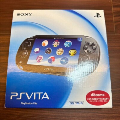 PlayStation PS Vita Wi-Fi model Crystal Black PCH-1000 From PlayStation PS Vita Wi-Fi model Crystal Black PCH-1000 From