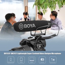 BOYA BY-BM2021 Lightweight SuperCardioid Video Shotgun Microphone Mic For Camera