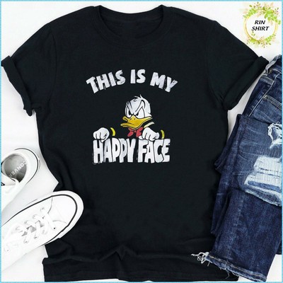 This Is My Happy Face Donald Duck 