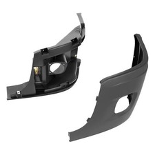 Black Left Front Bumper Reinforcement & Cover For Freightliner Cascadia 08-2017