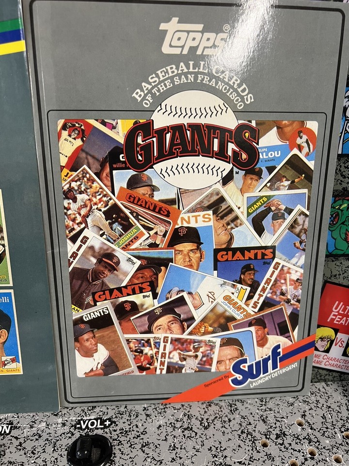 1987 & 1988 San Francisco Giants Surf Topps Baseball Card Book eBay