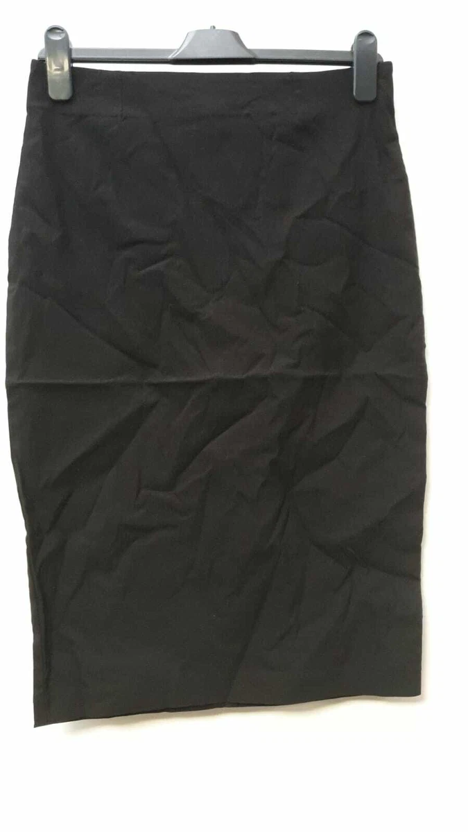 High waisted black pencil skirt uk outlet
