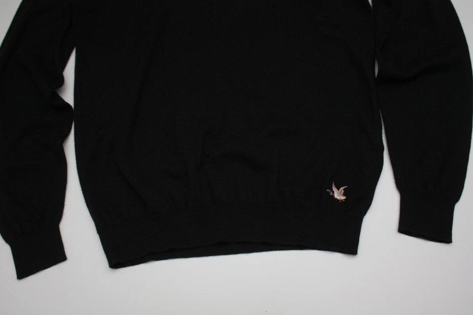 Chevignanon Pull V-TOGS Black V-Neck Sweater Large Men's - Image 3 of 4
