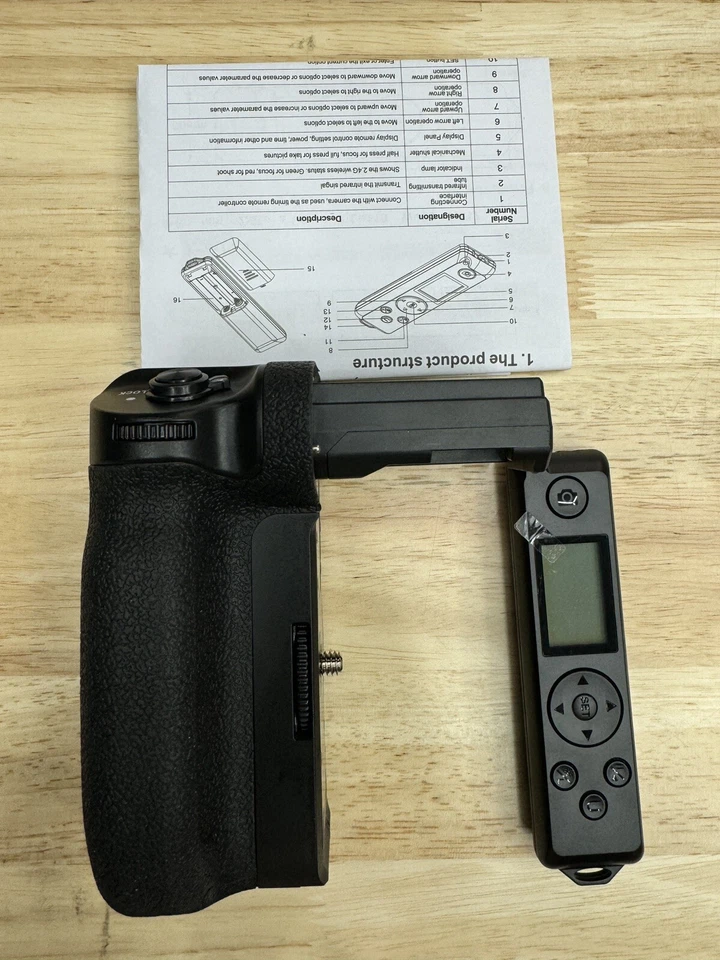 Empuñadura de batería vertical BG-A9 Pro control remoto incorporado para Sony A9 A7RIII A7 Foto 3 de 4