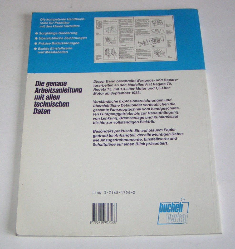Thumbnail - Reparaturanleitung / Handbuch Fiat Regata 70 Und Regata 75 - Ab