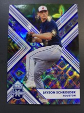 2018 Elite Extra Edition Aspirations #65 Jayson Schroeder Blue SSP /75