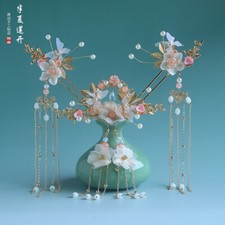 Ancient Style Hanfu Headdress Tassel Hairpin Full Set of Hairpin Ancient Accesso