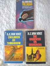 AE Van Vogt Lot of 3 Book The Silkie Children of Tomorrow Darkness on Diamondia