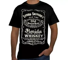 Lynyrd Skynyrd 'Florida Sour Mash Whiskey' Old Rock n' Roll T-Shirt, Size S-5XL